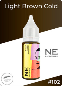 NE Eyebrows pigment #102 - Light Brown Cold