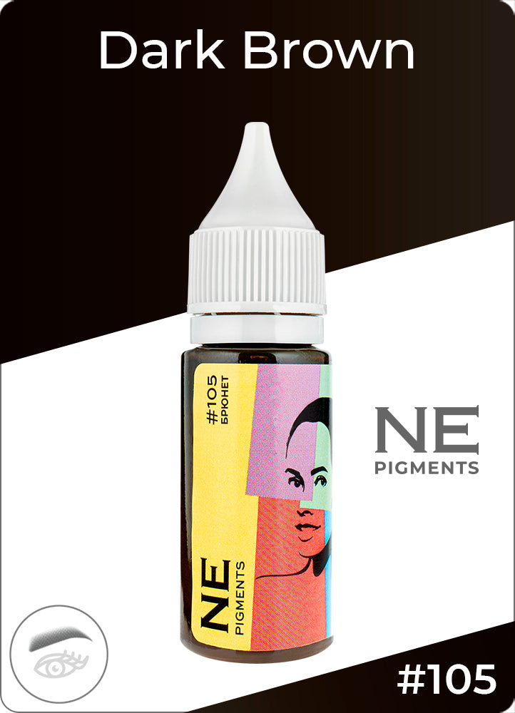 NE Eyebrows pigment #105 - Dark Brown